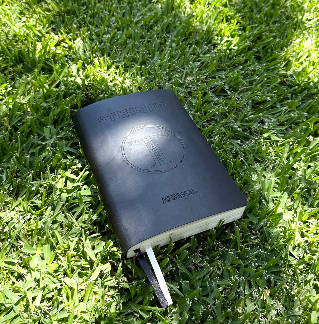 Think Back Journal Think Journal - Premium Black Leather – The Think Journal
